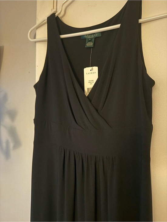 Lauren Ralph Lauren Dresses & Skirts - Lauren Ralph Lauren Black Sleeveless Wrap-Front Maxi Dress
